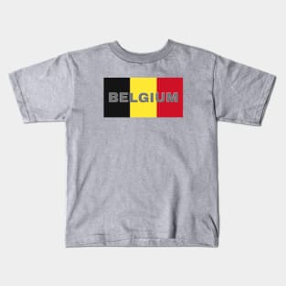 Belgium Flag Kids T-Shirt